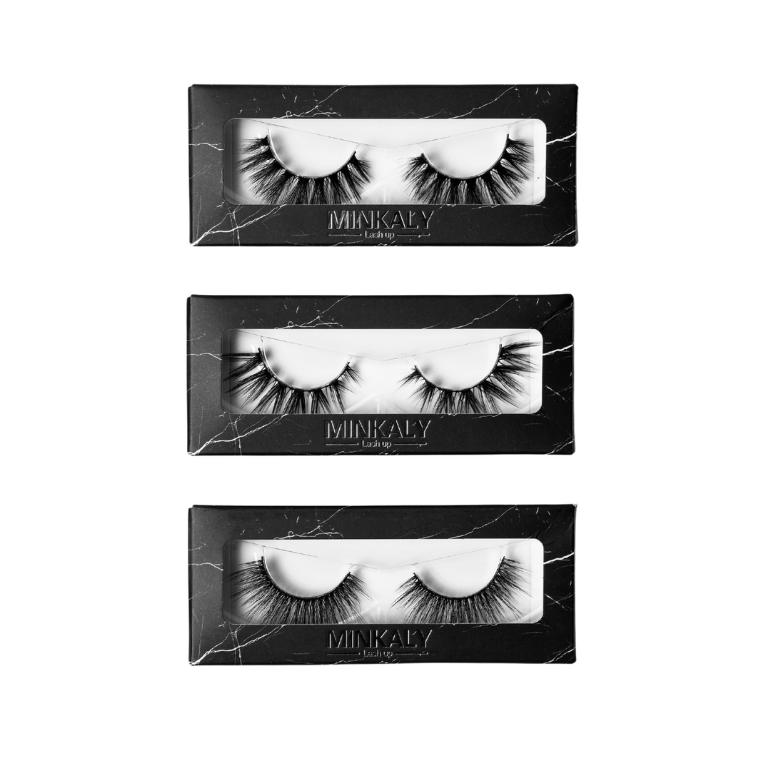 Klebewimpern Glamour Trio Limited